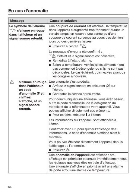 Miele KWNS 28462 E - Mode d'emploi et instructions de montage