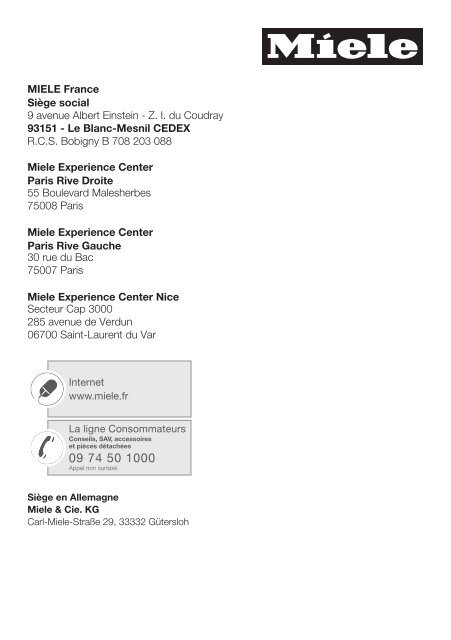 Miele FNS 28463 E ed/cs - Mode d'emploi et instructions de montage