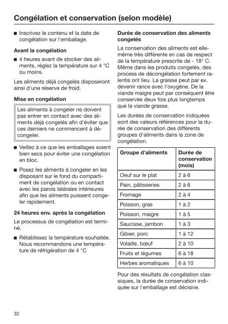 Miele K 35673 iD - Mode d'emploi et instructions de montage