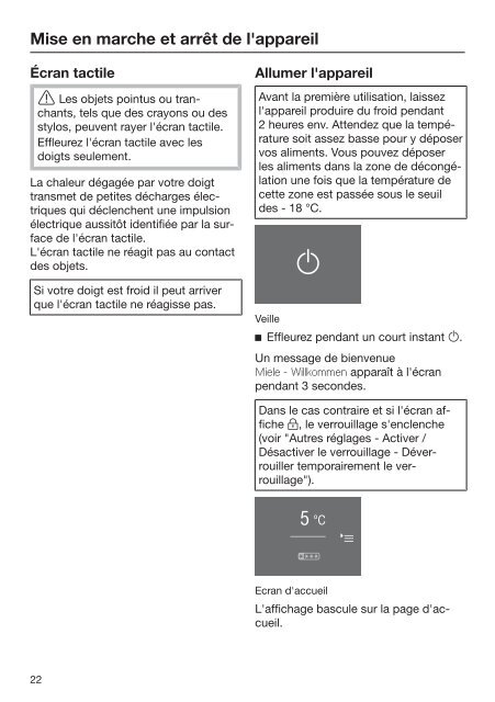 Miele KWNS 28462 E - Mode d'emploi et instructions de montage