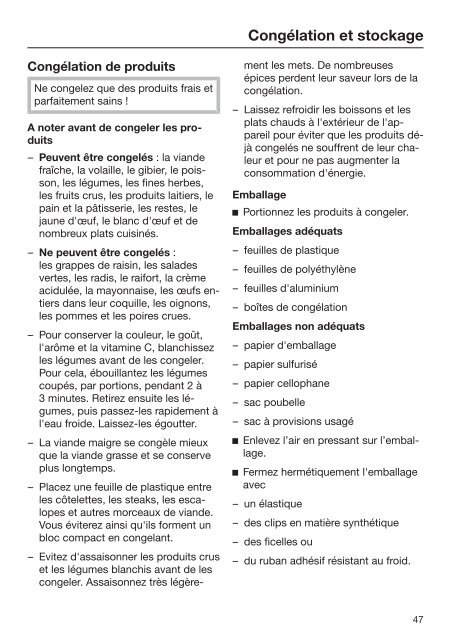 Miele KWNS 28462 E - Mode d'emploi et instructions de montage