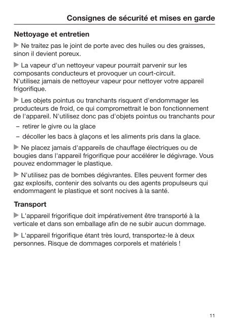 Miele K 34673 iD - Mode d'emploi et instructions de montage