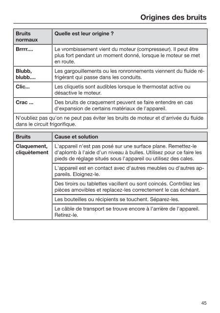 Miele K 32242 iF - Mode d'emploi et instructions de montage