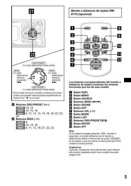 Sony CDX-CA650 - CDX-CA650 Consignes d&rsquo;utilisation Su&eacute;dois