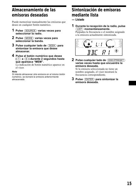 Sony CDX-CA650 - CDX-CA650 Consignes d&rsquo;utilisation Su&eacute;dois