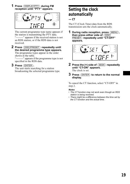 Sony CDX-CA650 - CDX-CA650 Consignes d&rsquo;utilisation Grec