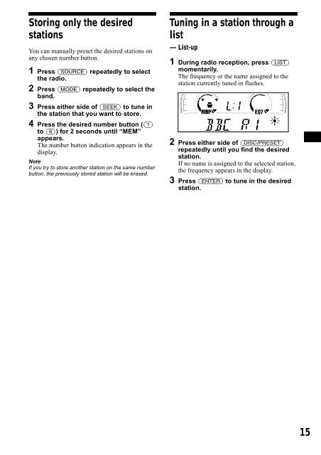 Sony CDX-CA650 - CDX-CA650 Consignes d&rsquo;utilisation N&eacute;erlandais