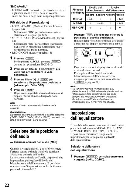 Sony CDX-CA650 - CDX-CA650 Consignes d&rsquo;utilisation Italien