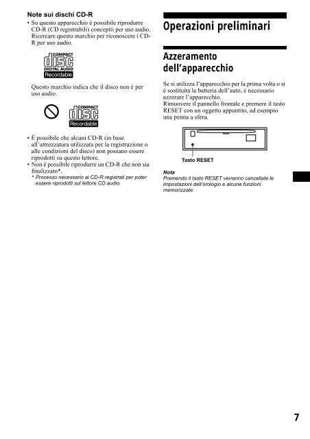 Sony CDX-CA650 - CDX-CA650 Consignes d&rsquo;utilisation