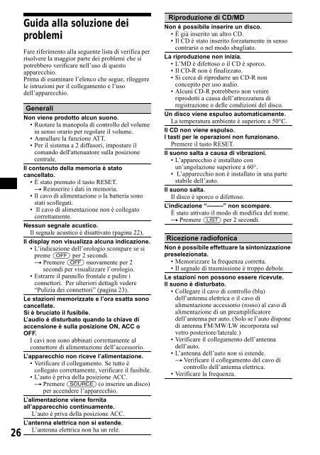 Sony CDX-CA650 - CDX-CA650 Consignes d&rsquo;utilisation Fran&ccedil;ais