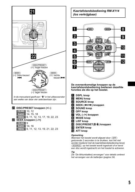 Sony CDX-CA650 - CDX-CA650 Consignes d&rsquo;utilisation Fran&ccedil;ais