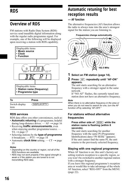 Sony CDX-CA650 - CDX-CA650 Consignes d&rsquo;utilisation Fran&ccedil;ais