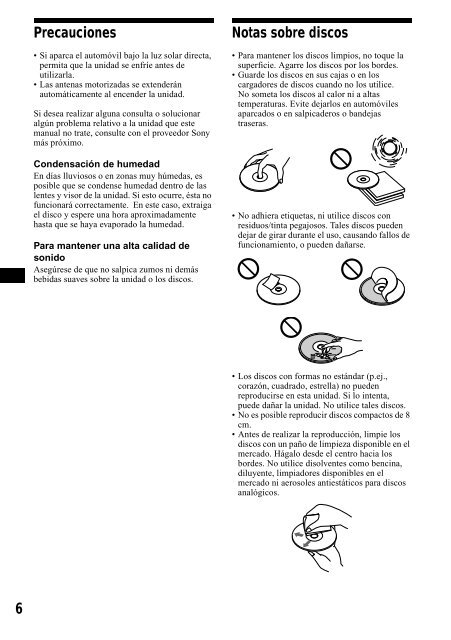 Sony CDX-CA650 - CDX-CA650 Consignes d&rsquo;utilisation Russe