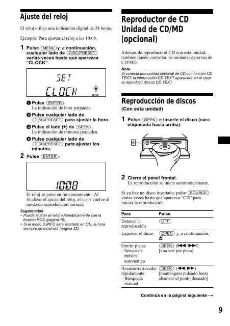 Sony CDX-CA650 - CDX-CA650 Consignes d&rsquo;utilisation Anglais