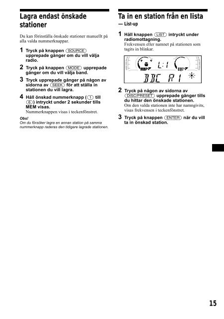 Sony CDX-CA650 - CDX-CA650 Consignes d&rsquo;utilisation Anglais