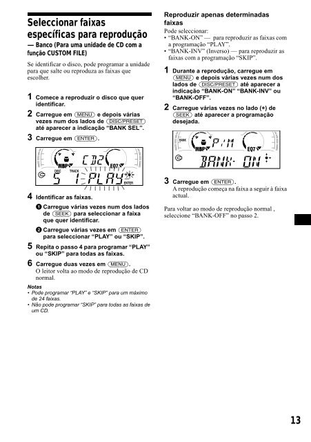 Sony CDX-CA650 - CDX-CA650 Consignes d&rsquo;utilisation Anglais