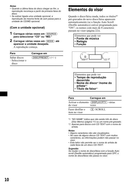 Sony CDX-CA650 - CDX-CA650 Consignes d&rsquo;utilisation Espagnol