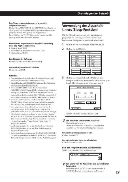 Sony TA-VE800G - TA-VE800G Consignes d&rsquo;utilisation Su&eacute;dois