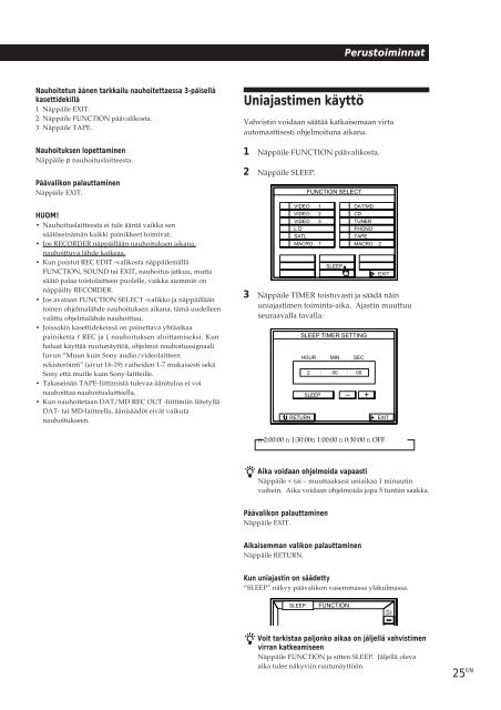 Sony TA-VE800G - TA-VE800G Consignes d&rsquo;utilisation Danois