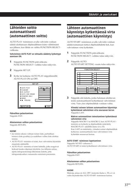 Sony TA-VE800G - TA-VE800G Consignes d&rsquo;utilisation Danois