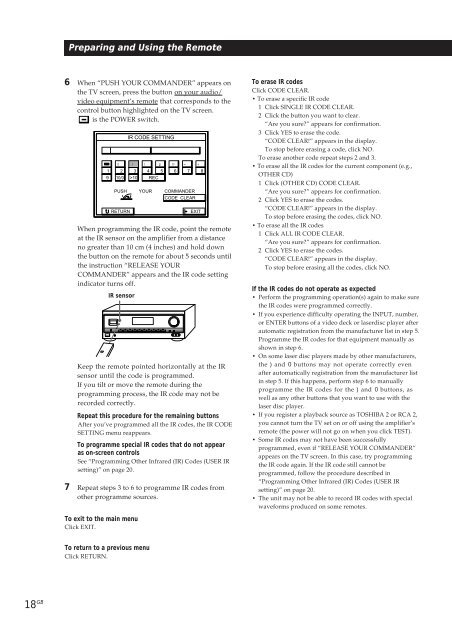 Sony TA-VE800G - TA-VE800G Consignes d&rsquo;utilisation Anglais