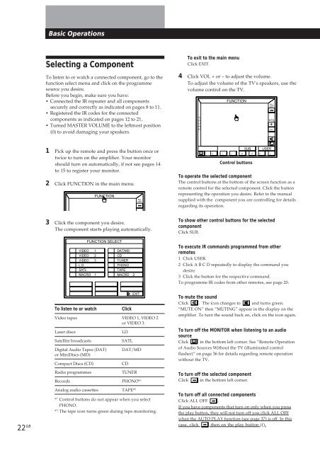 Sony TA-VE800G - TA-VE800G Consignes d&rsquo;utilisation Anglais