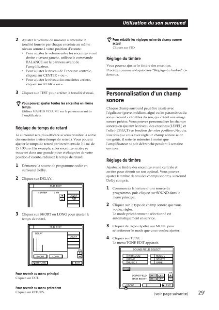 Sony TA-VE800G - TA-VE800G Consignes d&rsquo;utilisation Anglais