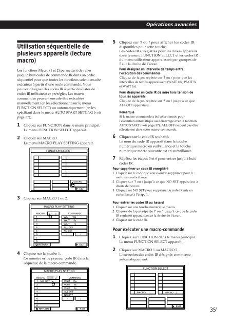 Sony TA-VE800G - TA-VE800G Consignes d&rsquo;utilisation Anglais