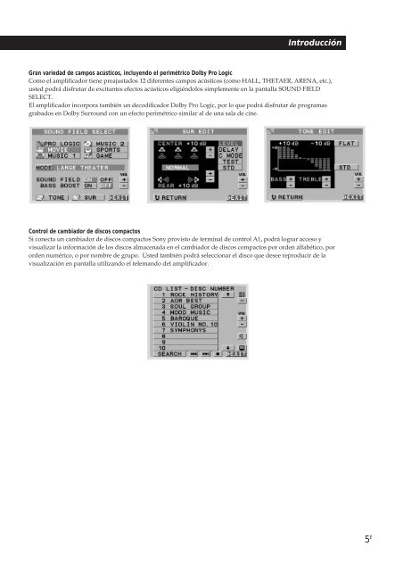 Sony TA-VE800G - TA-VE800G Consignes d&rsquo;utilisation Anglais