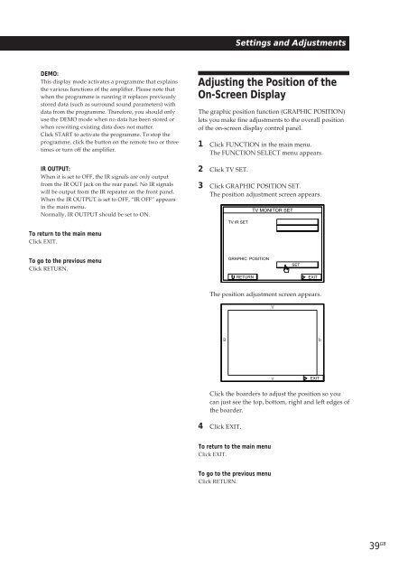 Sony TA-VE800G - TA-VE800G Consignes d&rsquo;utilisation Portugais