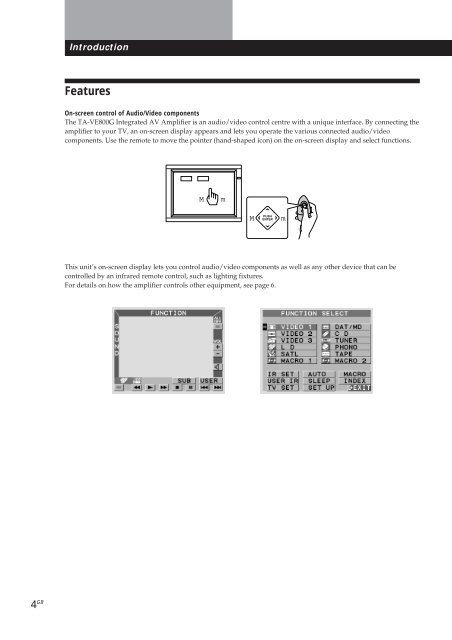 Sony TA-VE800G - TA-VE800G Consignes d&rsquo;utilisation Portugais