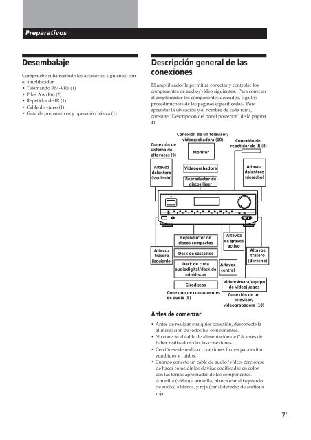 Sony TA-VE800G - TA-VE800G Consignes d&rsquo;utilisation Portugais