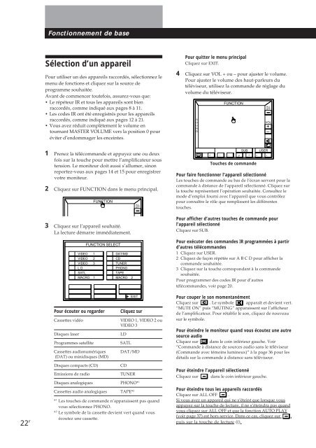 Sony TA-VE800G - TA-VE800G Consignes d&rsquo;utilisation Fran&ccedil;ais