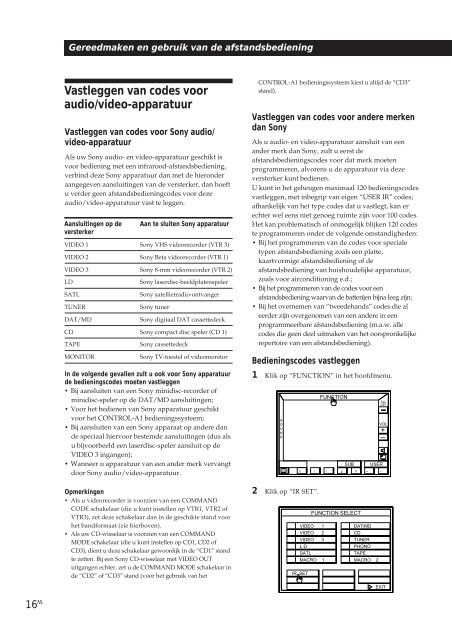 Sony TA-VE800G - TA-VE800G Consignes d&rsquo;utilisation Allemand