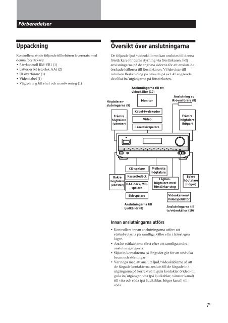 Sony TA-VE800G - TA-VE800G Consignes d&rsquo;utilisation Allemand