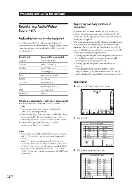 Sony TA-VE800G - TA-VE800G Consignes d&rsquo;utilisation