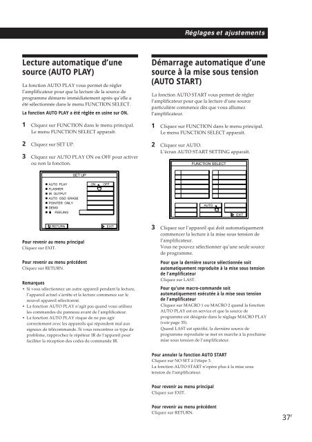 Sony TA-VE800G - TA-VE800G Consignes d&rsquo;utilisation