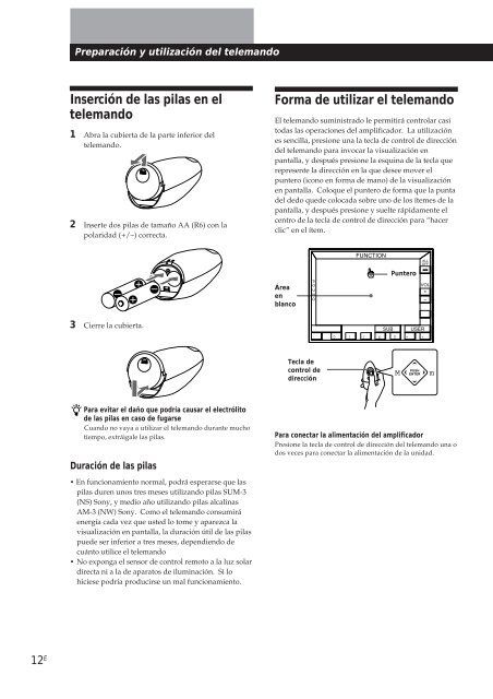 Sony TA-VE800G - TA-VE800G Consignes d&rsquo;utilisation Espagnol