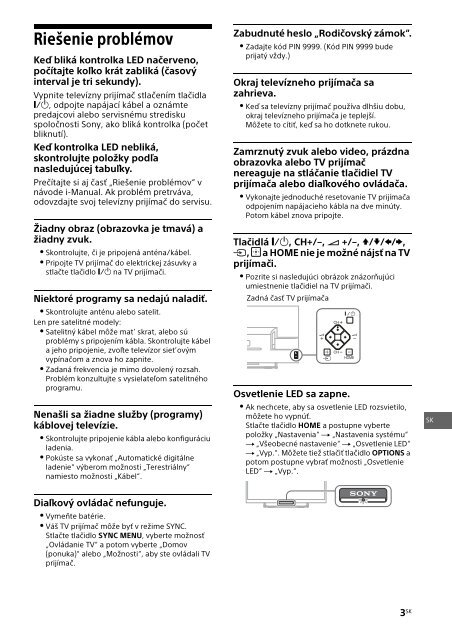 Sony KDL-42W656A - KDL-42W656A Guide de r&eacute;f&eacute;rence Norv&eacute;gien