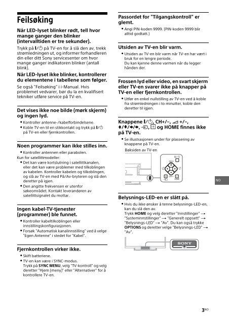 Sony KDL-42W656A - KDL-42W656A Guide de r&eacute;f&eacute;rence Hongrois