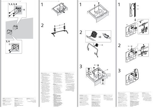 Sony KDL-42W656A - KDL-42W656A Guide d'installation Slov&eacute;nien