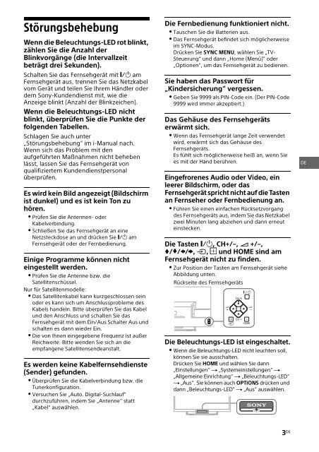 Sony KDL-42W656A - KDL-42W656A Guide de r&eacute;f&eacute;rence Finlandais