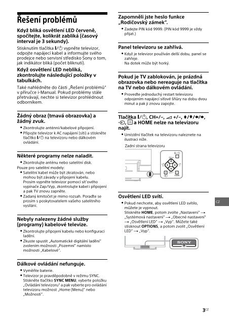 Sony KDL-42W656A - KDL-42W656A Guide de r&eacute;f&eacute;rence Finlandais