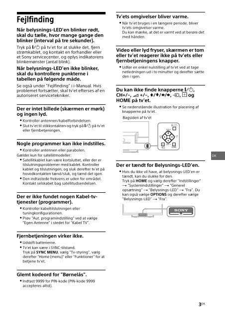 Sony KDL-42W656A - KDL-42W656A Guide de r&eacute;f&eacute;rence Anglais