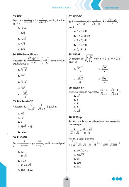 Matemática01 - Matemática Básica (320)