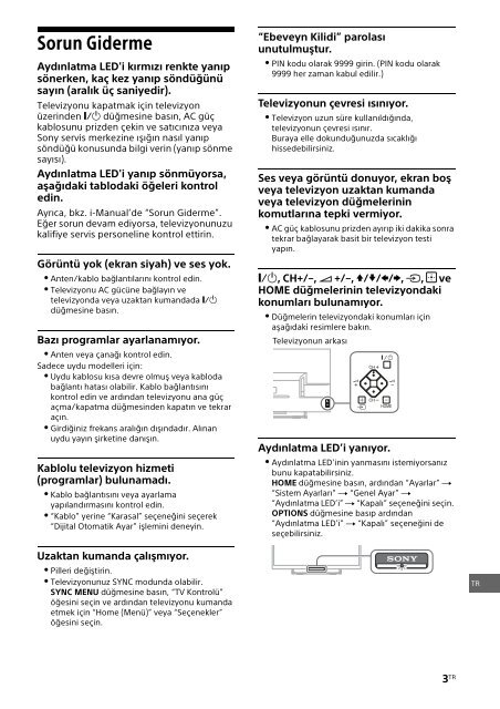Sony KDL-42W656A - KDL-42W656A Guide de r&eacute;f&eacute;rence Portugais