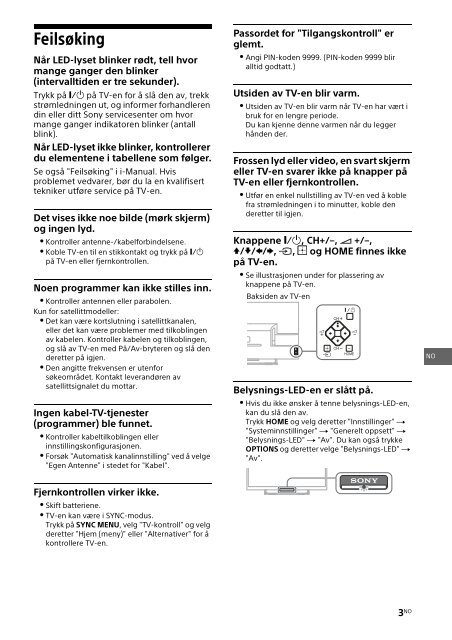 Sony KDL-42W656A - KDL-42W656A Guide de r&eacute;f&eacute;rence Russe
