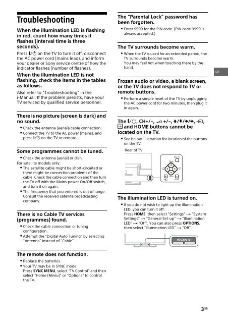 Sony KDL-42W656A - KDL-42W656A Guide de r&eacute;f&eacute;rence Espagnol