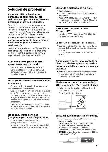 Sony KDL-42W656A - KDL-42W656A Guide de r&eacute;f&eacute;rence Tch&egrave;que