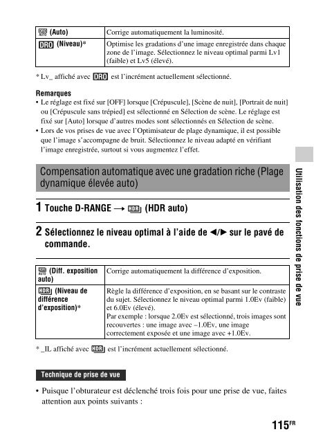 Sony SLT-A33 - SLT-A33 Consignes d&rsquo;utilisation Italien